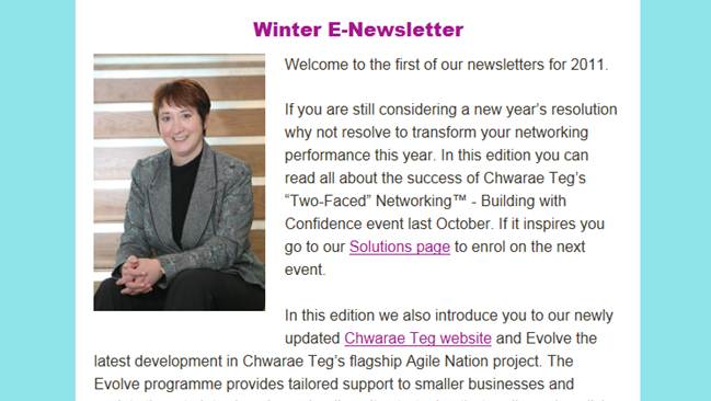 Winter 2010 Newsletter